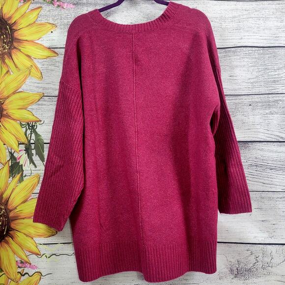Terra & Sky Women’s Plus Size V-Neck Tunic Sweater 20W-22W NWT - Picture 9 of 9